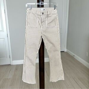 Loft High Waist Crop Flare Jeans